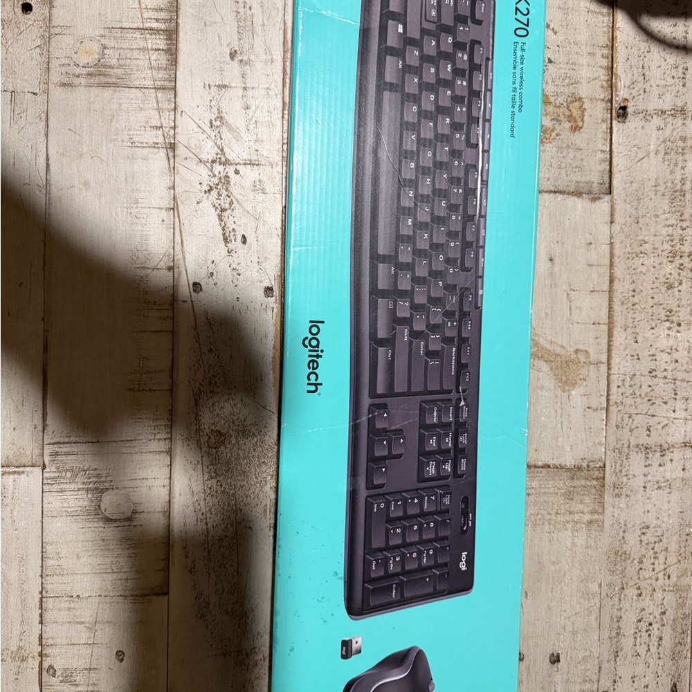 Logitech Black Keyboard and‎ Mouse Set